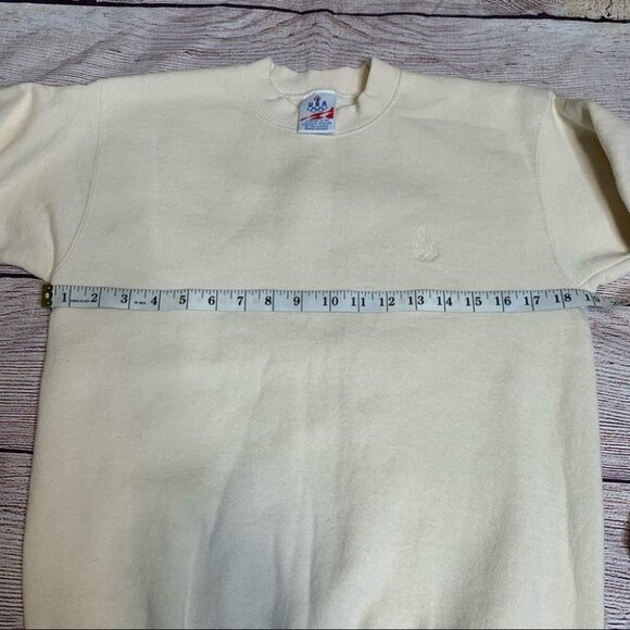 Vintage USA Olympics Cream Sweater Size Small - Picture 6 of 8